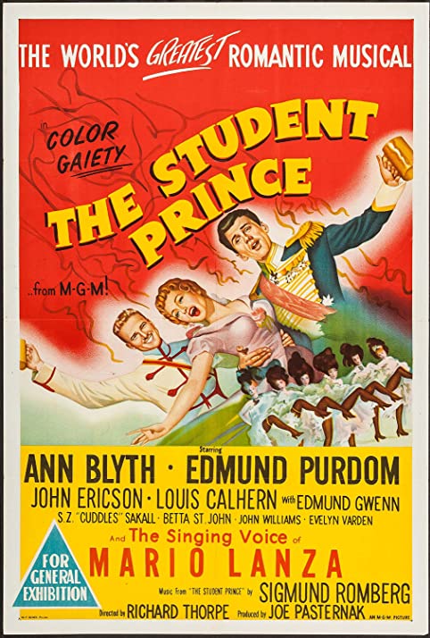 O Príncipe Estudante<br><small>The Student Prince (1954)</small>