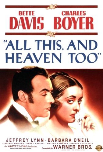 Tudo Isto e o Céu Também<br><small>All This, and Heaven Too (1940)</small>