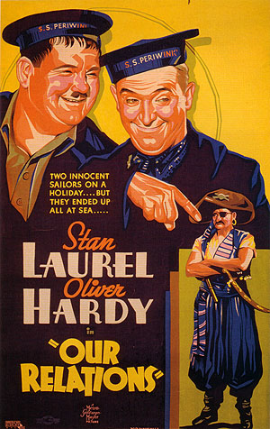 O Gordo e o Magro - Sossega Leão<br><small>Our Relations (1936)</small>
