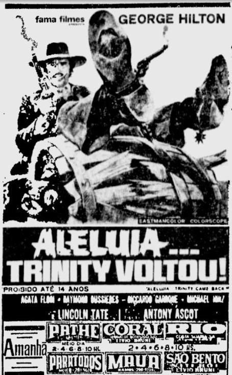 Aleluia, Trinity Voltou<br><small>Il West ti va stretto, amico... è arrivato Alleluja (1972)</small>