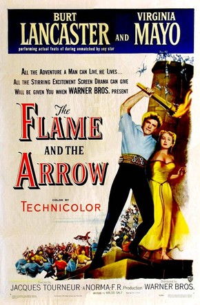 O Gavião e a Flecha<br><small>The Flame and the Arrow (1950)</small>