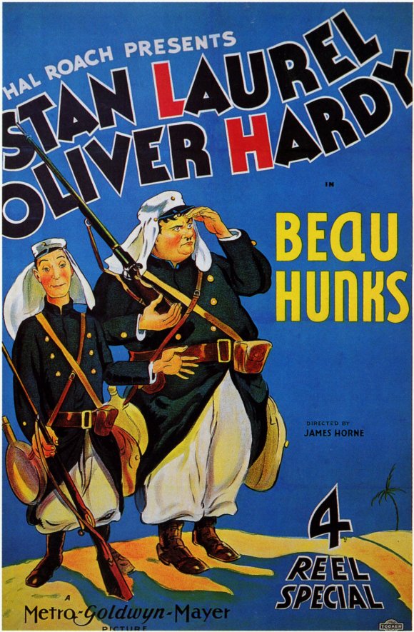 O Gordo e o Magro - Dois Recrutas no Deserto<br><small>Beau Hunks (1931)</small>